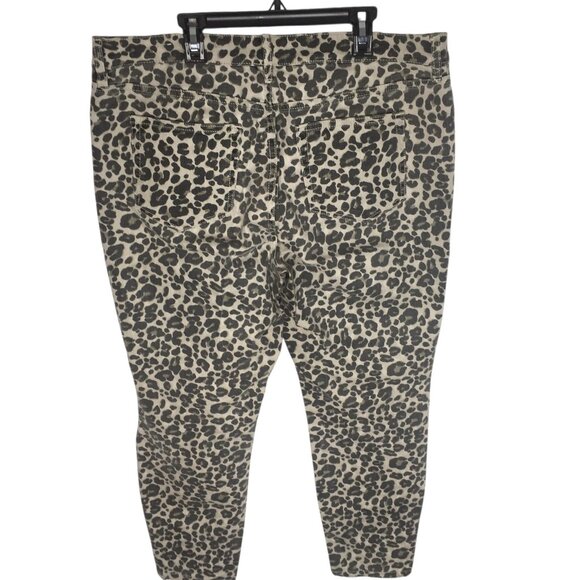 Ann Taylor LOFT Modern Skinny Jeans Womens 31/12 Leopard Print Stretch Denim - Picture 13 of 16